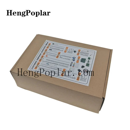 1900 pcs Electronic Component Kit including Assortment + Capacitors + Resistors + LED + Transistors + DC Jacks + PCB +opamp