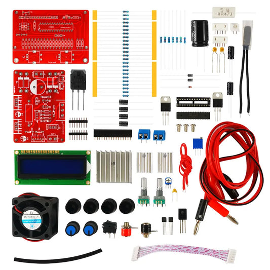 DIY 0~28V Adjustable DC Voltage Regulator Short Circuit Current Limit Protection Lab Electronic Power Supply Kit
