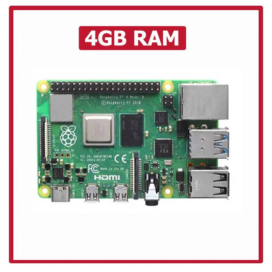 Raspberry Pi 4 Model B 1GB/2GB/4GB/8GB RAM Optional 64-bit 1.5GHz quad-core cpu Support WIFI Bluetooth 5.0 Development Board
