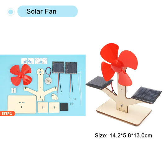 DIY Handmade Solar Model Small Production Technology Physical Science Toy Experiment Educational Toy Project for School Kid