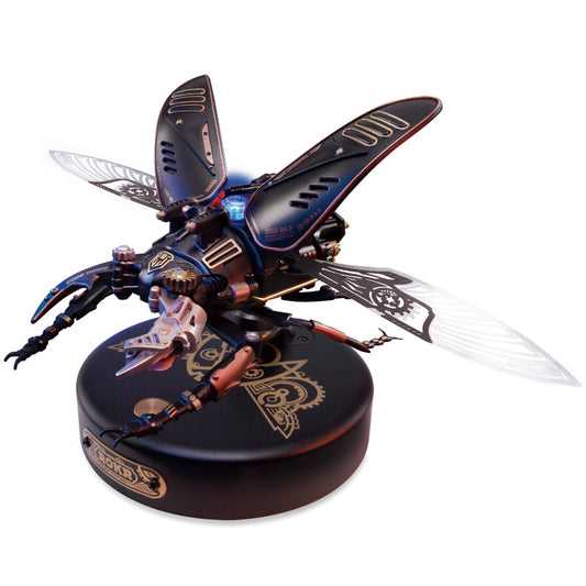 Robotime Rokr Stag Beetle Metal 3D Puzzles Games Punk Style Gift For Birthday Easy Assembly Mechanical Design DIY Toys