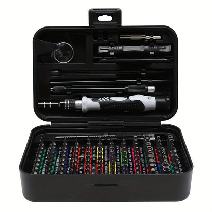 132 In 1 Precision Screwdriver Set, Magnetic Screw Driver Bits, Torx Hex Bits, Computer Phone Professional Handle Repair Tool Kit