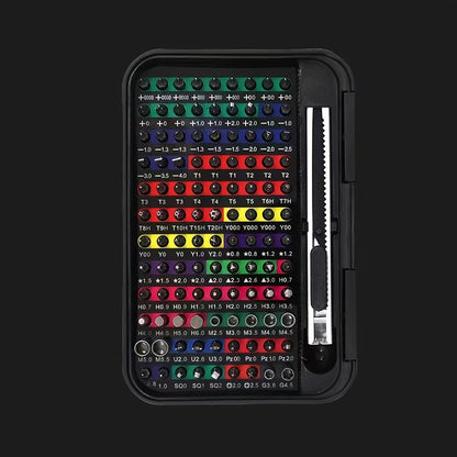 132 In 1 Precision Screwdriver Set, Magnetic Screw Driver Bits, Torx Hex Bits, Computer Phone Professional Handle Repair Tool Kit