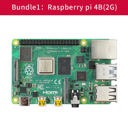 Raspberry Pi 4 kit 2GB 4GB 8GB RAM board + 5MP camera + acrylic box + power supply + card + radiator for Raspberry Pi 4 type B l