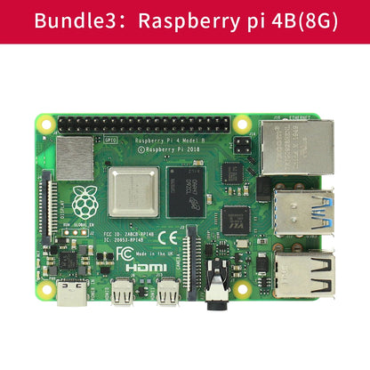Raspberry Pi 4 kit 2GB 4GB 8GB RAM board + 5MP camera + acrylic box + power supply + card + radiator for Raspberry Pi 4 type B l