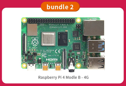 Raspberry Pi 4 kit 2GB 4GB 8GB RAM board + 5MP camera + acrylic box + power supply + card + radiator for Raspberry Pi 4 type B l