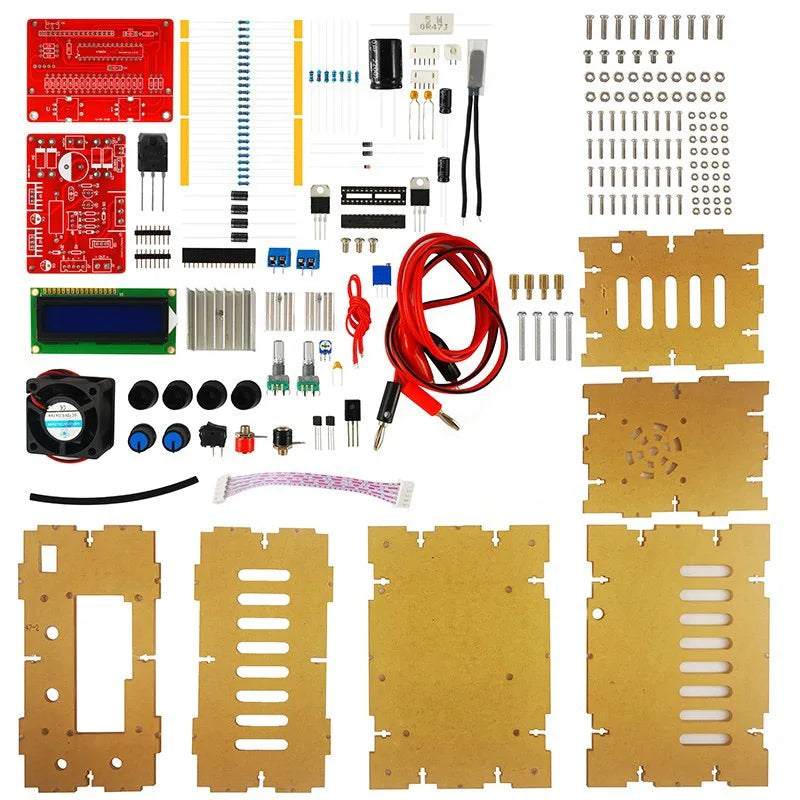 DIY 0~28V Adjustable DC Voltage Regulator Short Circuit Current Limit Protection Lab Electronic Power Supply Kit