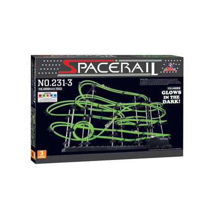 Marble Run Maze Race Track Games Luminous Spacerail Roller Coaster Level 2 3 4 Electric Elevator Model Education Science Toy