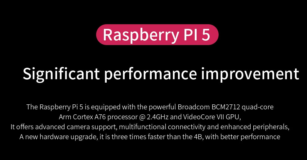 Raspberry Pi 5 Generation Development Board LINUX Suite Computer AI programming motherboard Raspberry Pi 5B 4G/8GB