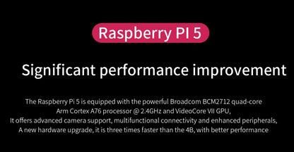 Raspberry Pi 5 Generation Development Board LINUX Suite Computer AI programming motherboard Raspberry Pi 5B 4G/8GB