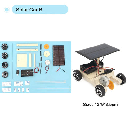DIY Handmade Solar Model Small Production Technology Physical Science Toy Experiment Educational Toy Project for School Kid
