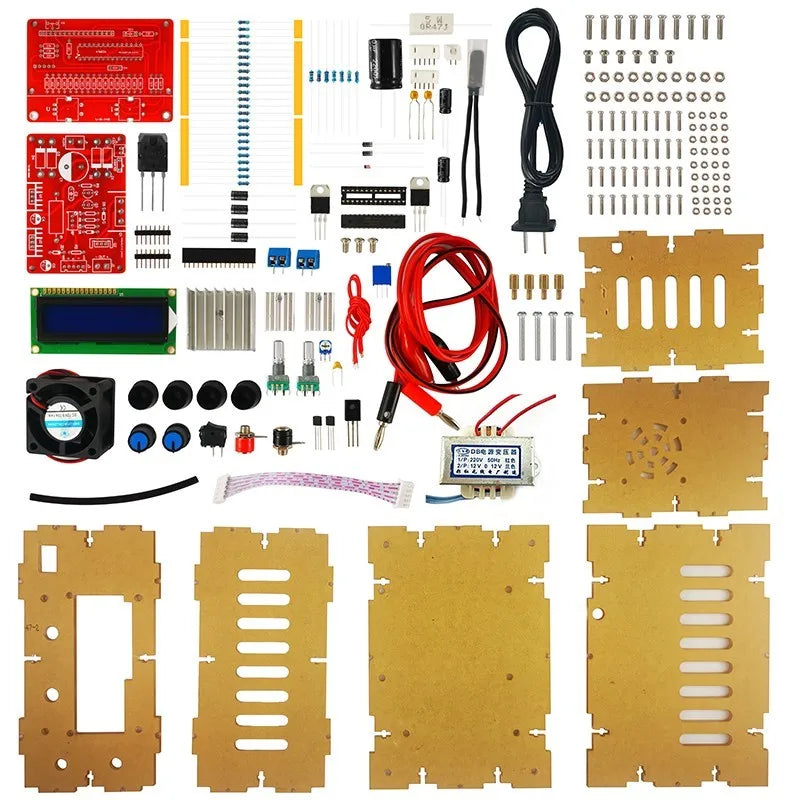 DIY 0~28V Adjustable DC Voltage Regulator Short Circuit Current Limit Protection Lab Electronic Power Supply Kit