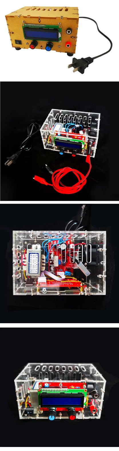 DIY 0~28V Adjustable DC Voltage Regulator Short Circuit Current Limit Protection Lab Electronic Power Supply Kit
