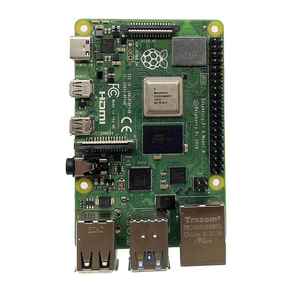 Raspberry Pi 4 Model B 1GB/2GB/4GB/8GB RAM Optional 64-bit 1.5GHz quad-core cpu Support WIFI Bluetooth 5.0 Development Board
