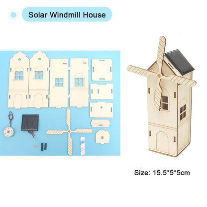DIY Handmade Solar Model Small Production Technology Physical Science Toy Experiment Educational Toy Project for School Kid