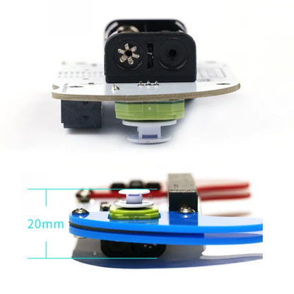 ELECFREAKS Micro:bit Electronic Joystick:bit V2 with Acrylic Case for BBC Microbit Board Remote Control Game Extending