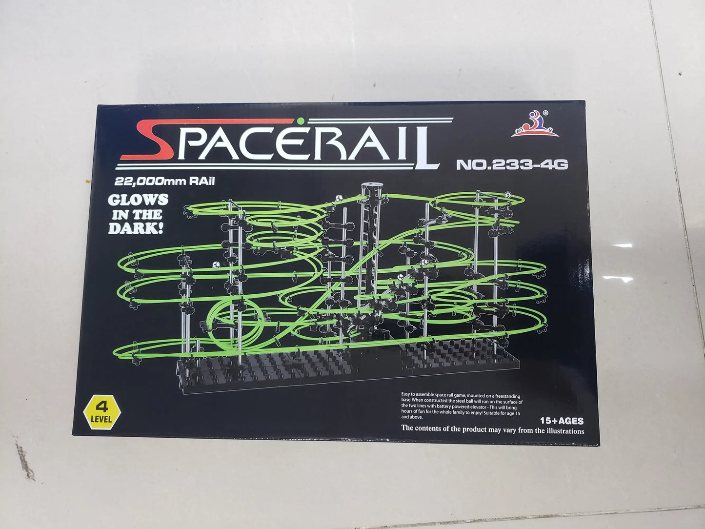 Marble Run Maze Race Track Games Luminous Spacerail Roller Coaster Level 2 3 4 Electric Elevator Model Education Science Toy