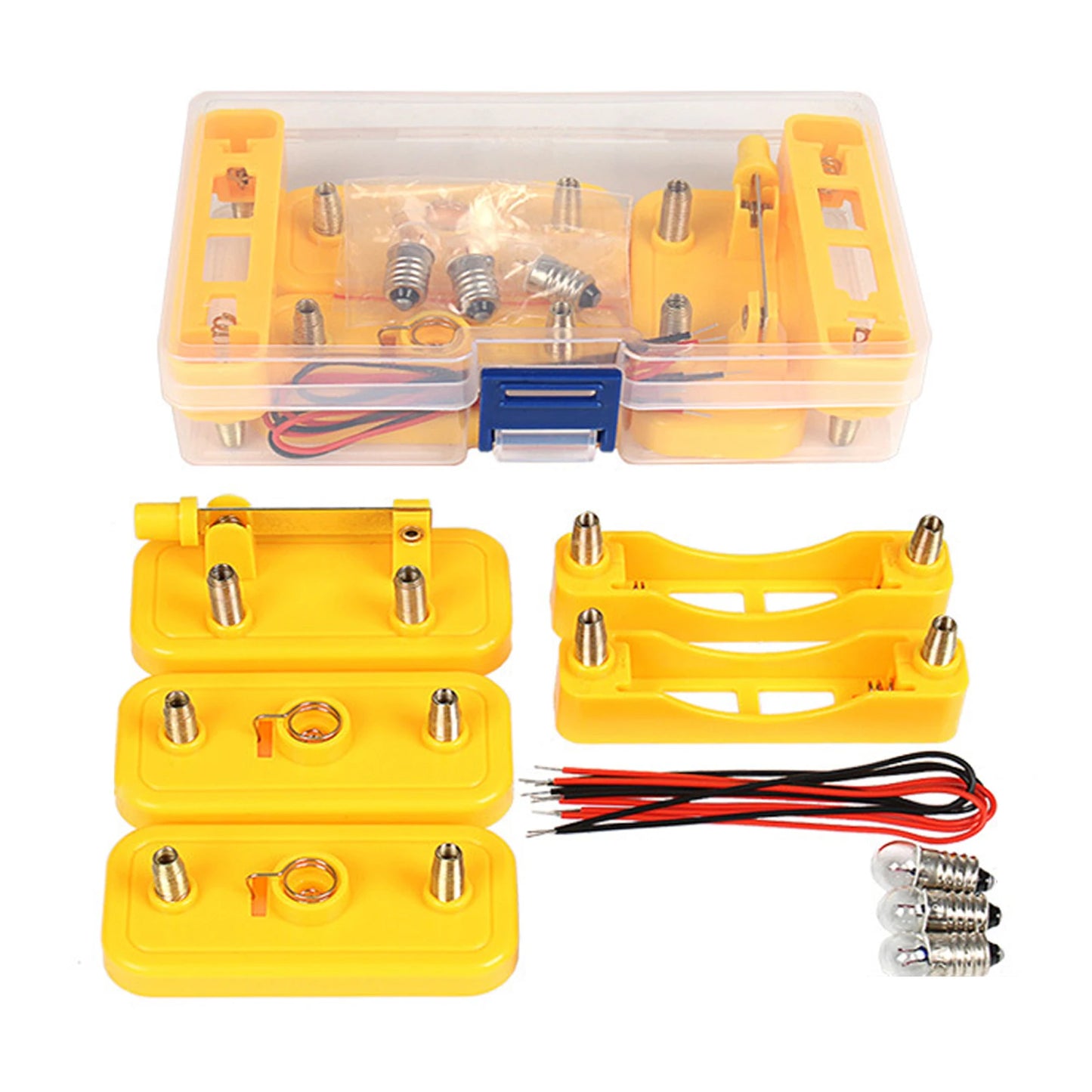 Kids Basic Circuit Electricity Learning Kit Physics Educational Toys For Children STEM Experiment Teaching Hands-on Ability Toy