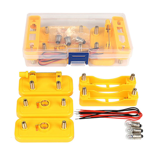 Kids Basic Circuit Electricity Learning Kit Physics Educational Toys For Children STEM Experiment Teaching Hands-on Ability Toy